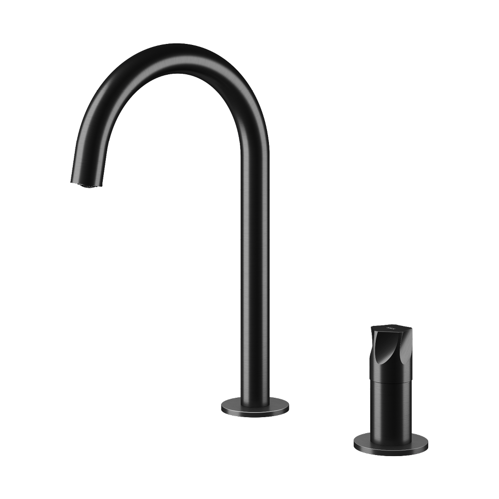 MGS Bagno Penta Two hole Stainless Steel Basin Faucet