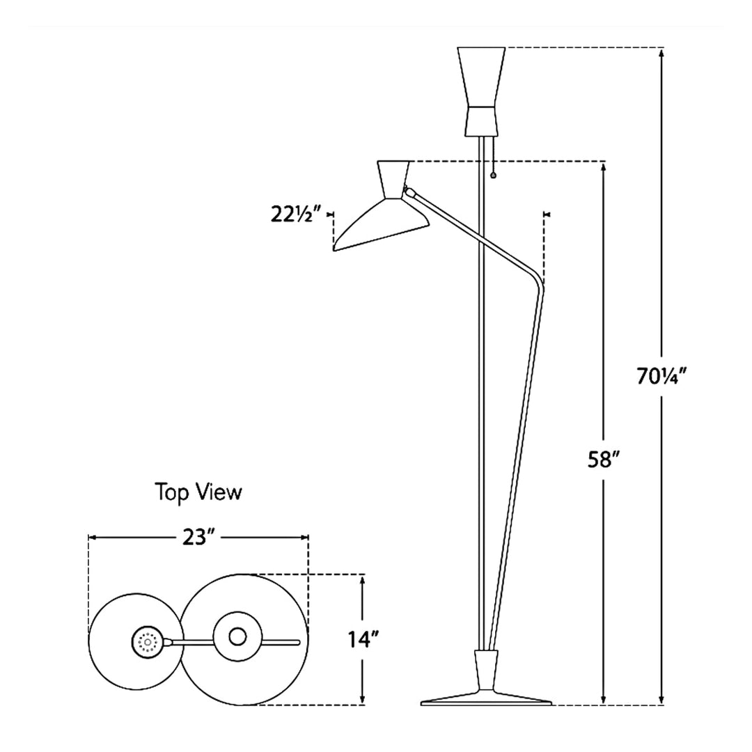 Visual Comfort Signature Austen Floor Lamp
