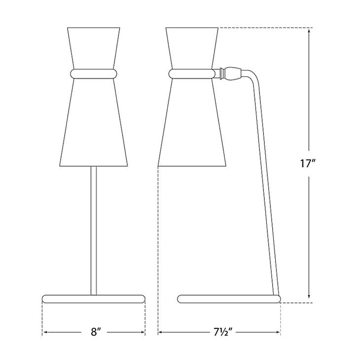 Visual Comfort Signature Clarkson Table Lamp