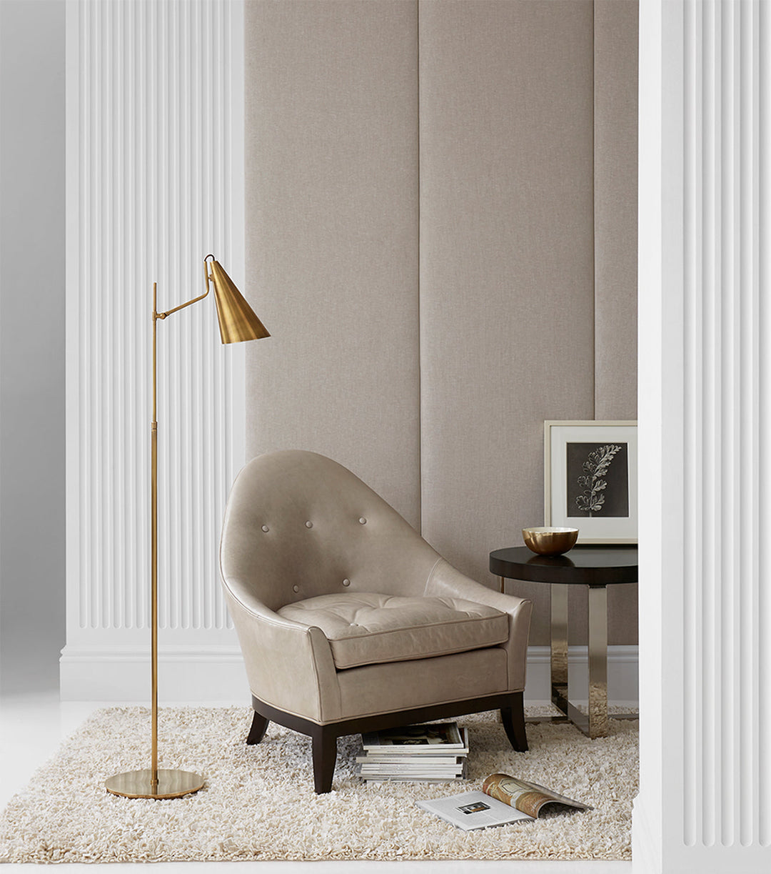 Visual Comfort Signature Clemente Adjustable Floor Lamp (view 2)