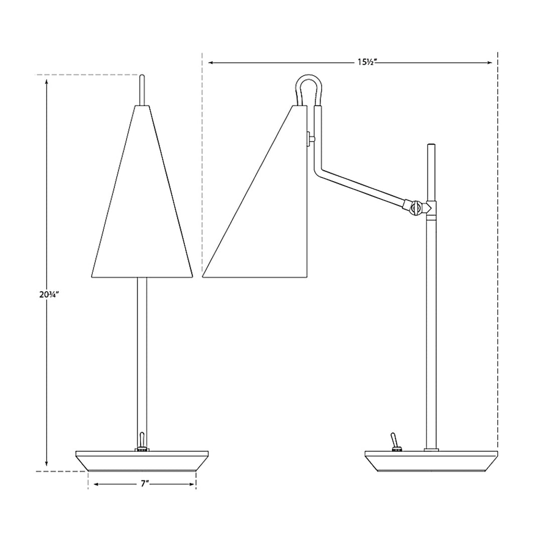 Visual Comfort Signature Clemente Table Lamp