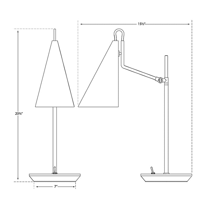 Visual Comfort Signature Clemente Table Lamp