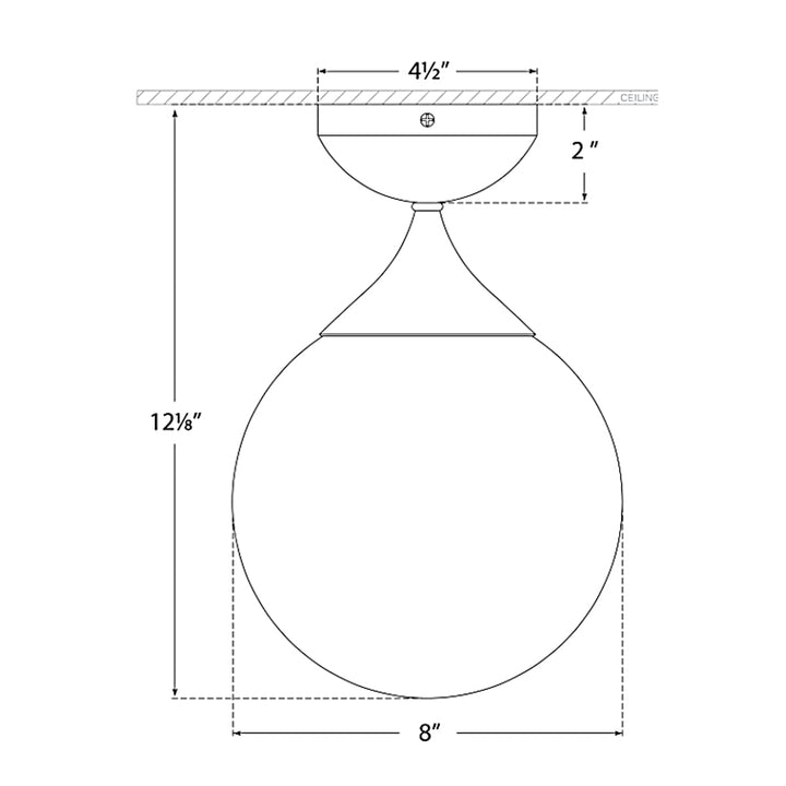 Visual Comfort Signature Cristol Ceiling Light
