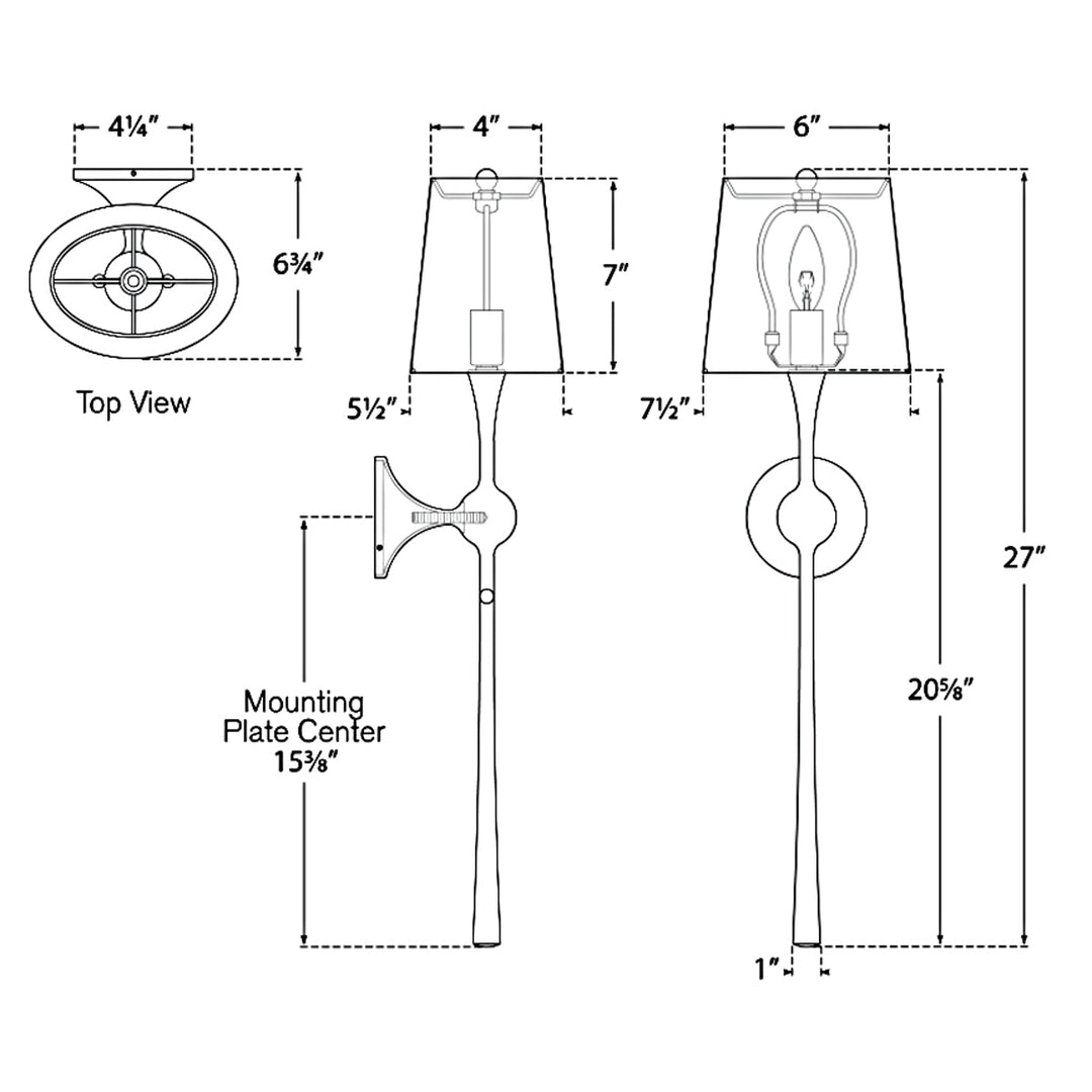 Visual Comfort Signature Dover Wall Sconce