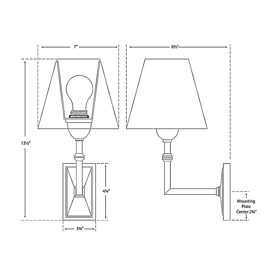 Visual Comfort Signature Jane Wall Sconce