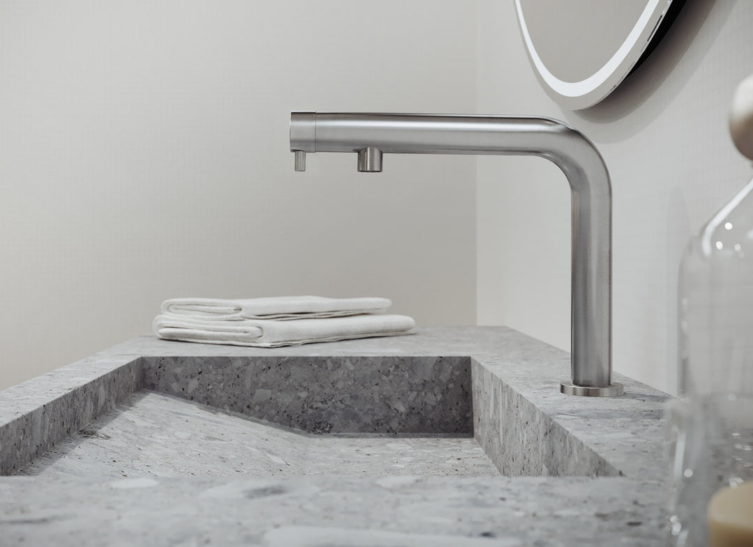 MGS Bagno Minimal N Single hole Stainless Steel Basin Faucet