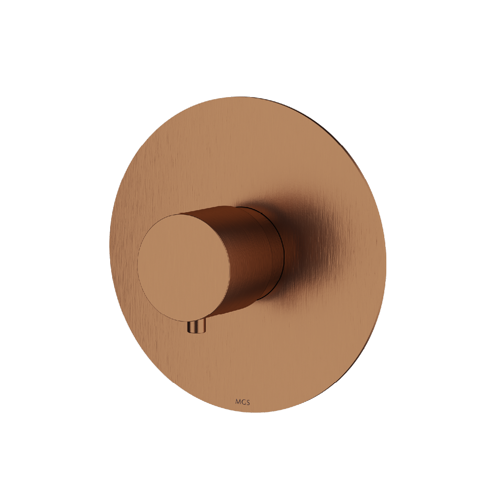 MGS Bagno Minimal Stainless Steel Thermostatic Trim