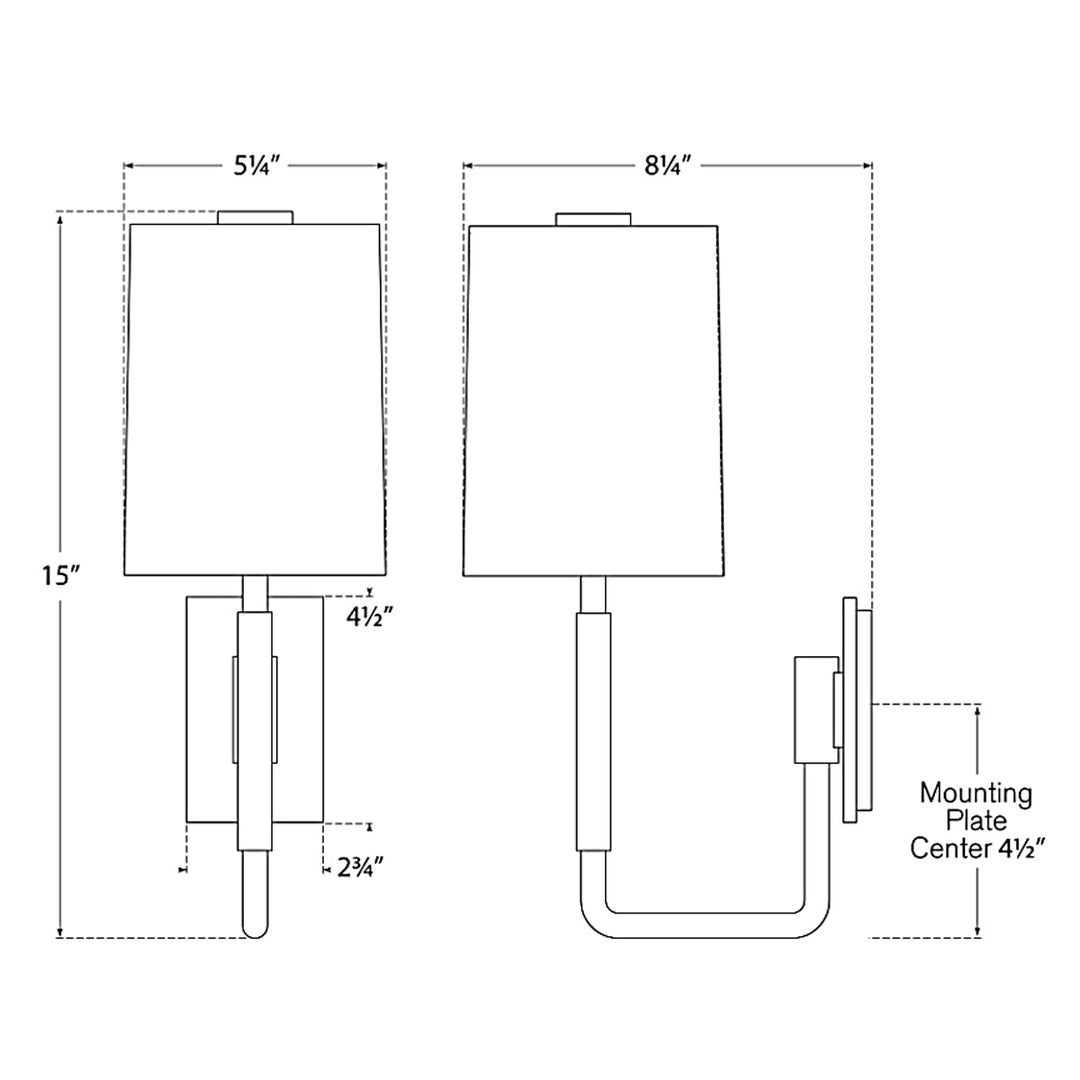 Visual Comfort Signature Clout Wall Sconce