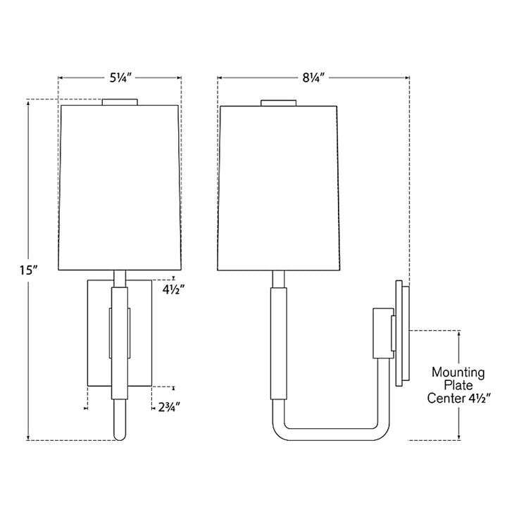 Visual Comfort Signature Clout Wall Sconce