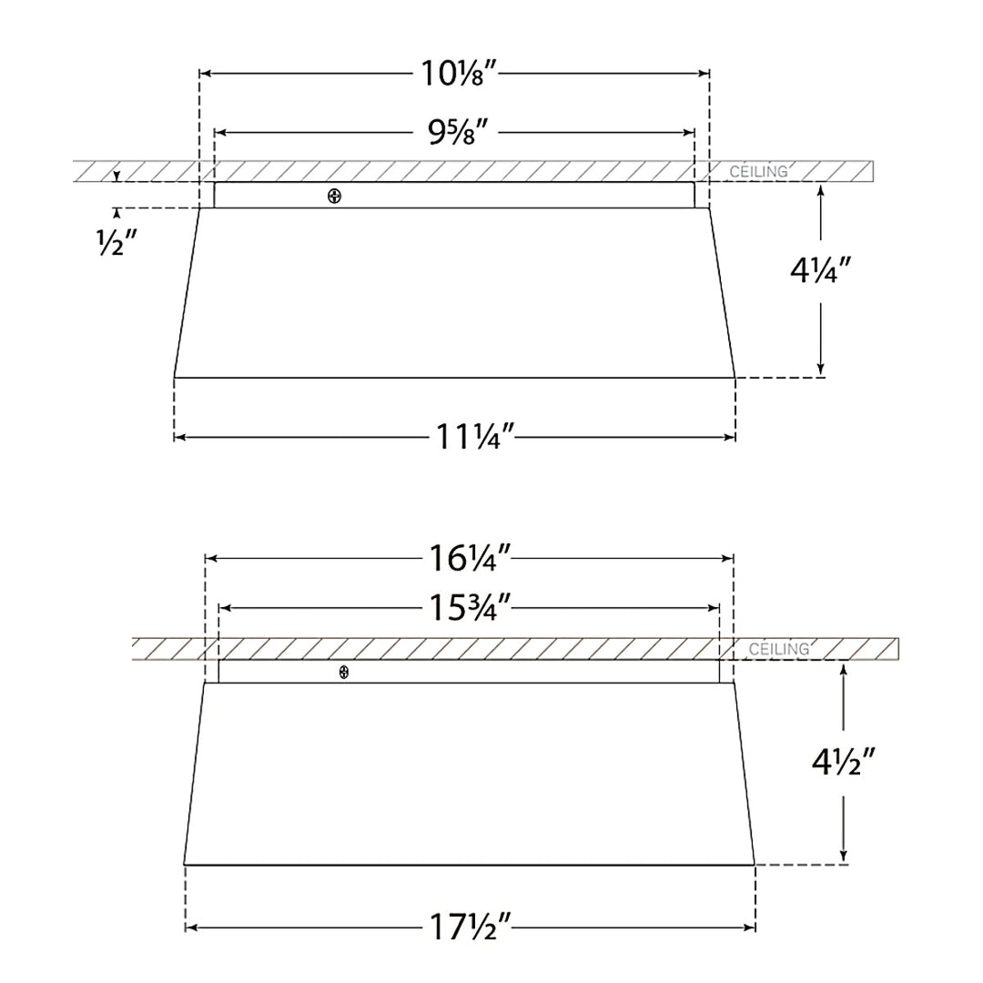 Visual Comfort Signature Halo Ceiling Light
