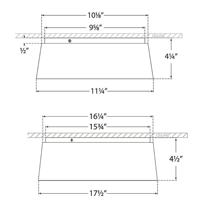 Visual Comfort Signature Halo Ceiling Light