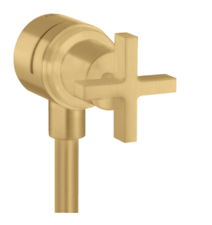 AXOR Citterio Wall Outlet with Check Valves and Volume Control Cross-Handle