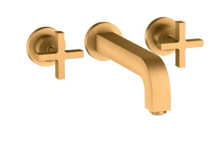AXOR Citterio Wall-Mounted Widespread Faucet with Cross Handles