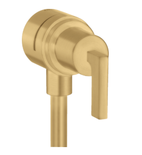 AXOR Citterio Wall Outlet with Check Valves and Volume Control Lever Handle