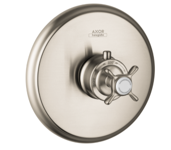 AXOR Montreux Thermostatic Trim with Volume Control- Cross-Handle