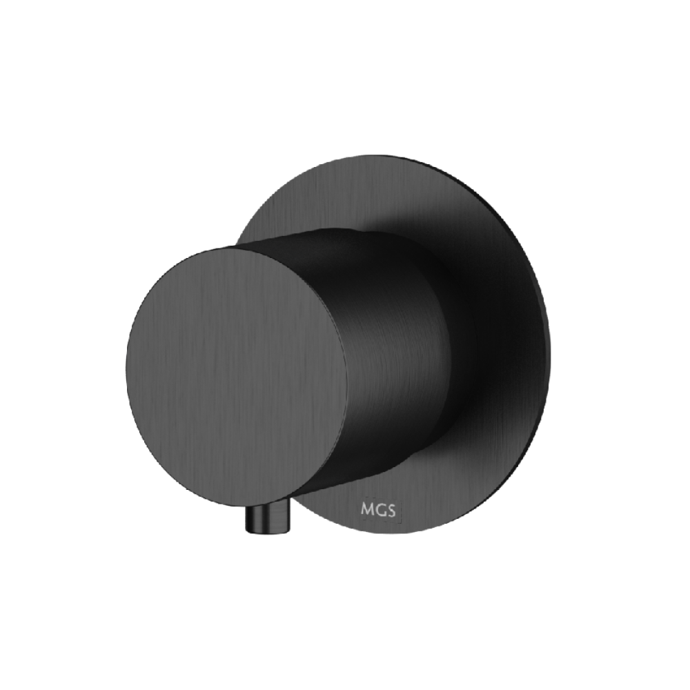 MGS Bagno Minimal Stainless Steel Three way Diverter with Volume Control