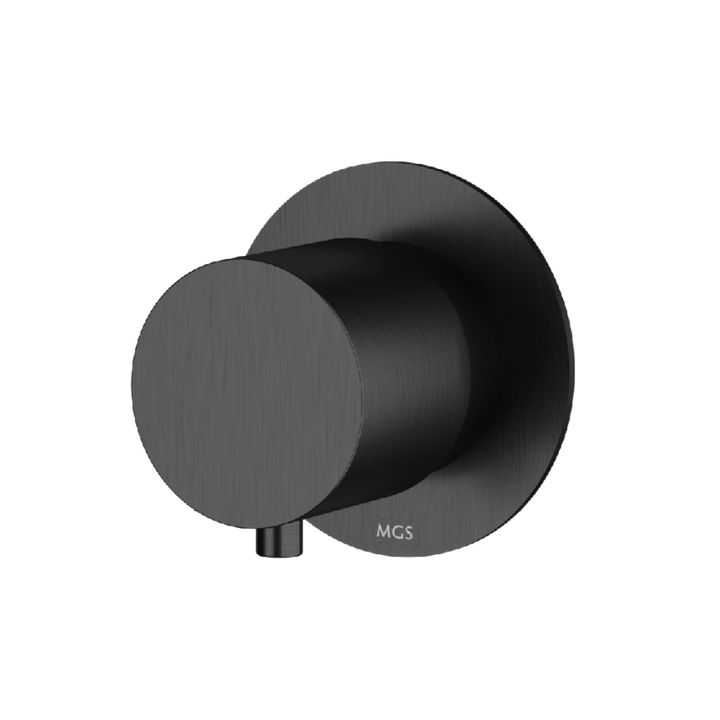 MGS Bagno Minimal Stainless Steel Three way Diverter with Volume Control