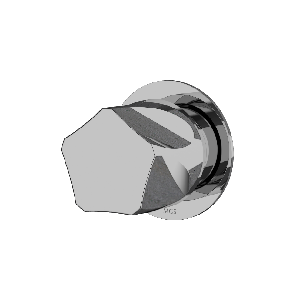 MGS Bagno Penta Stainless Steel Volume Control Trim