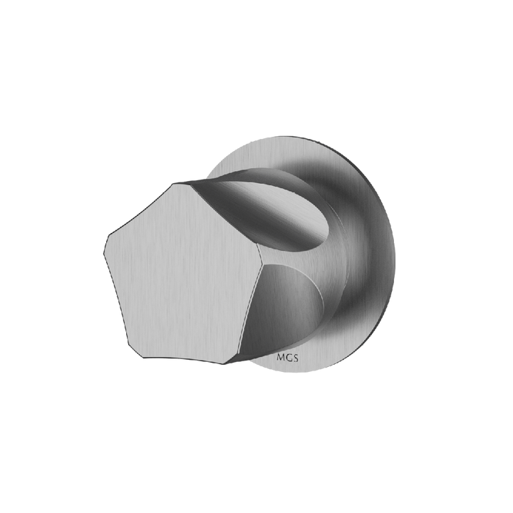 MGS Bagno Penta Stainless Steel Thermostatic Trim with Three way Diverter and Volume Control