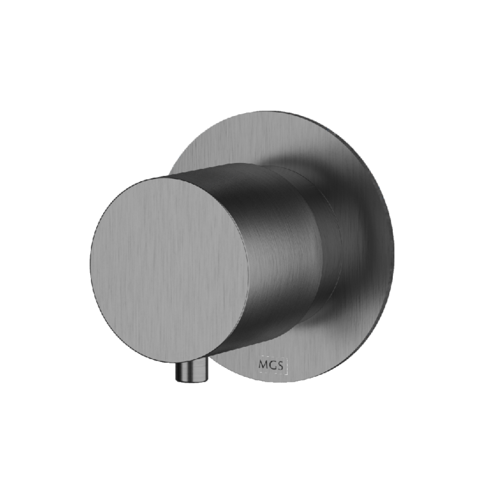 MGS Bagno Minimal Stainless Steel Three way Diverter with Volume Control