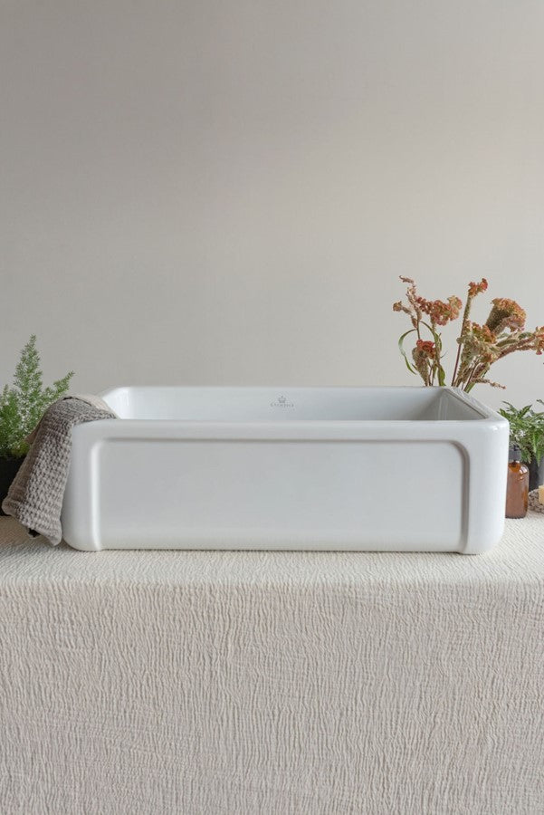 Chambord 31" Brittany Farmhouse Apron Front Fireclay Kitchen Sink