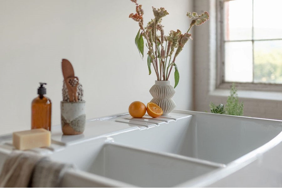 Crosswater London 35" Trouville Double-Bowl Fireclay Sink