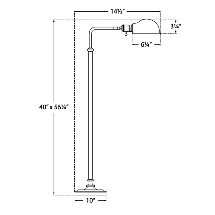 Visual Comfort Signature Apothecary Floor Lamp