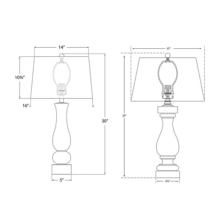 Visual Comfort Signature Balustrade Table Lamp
