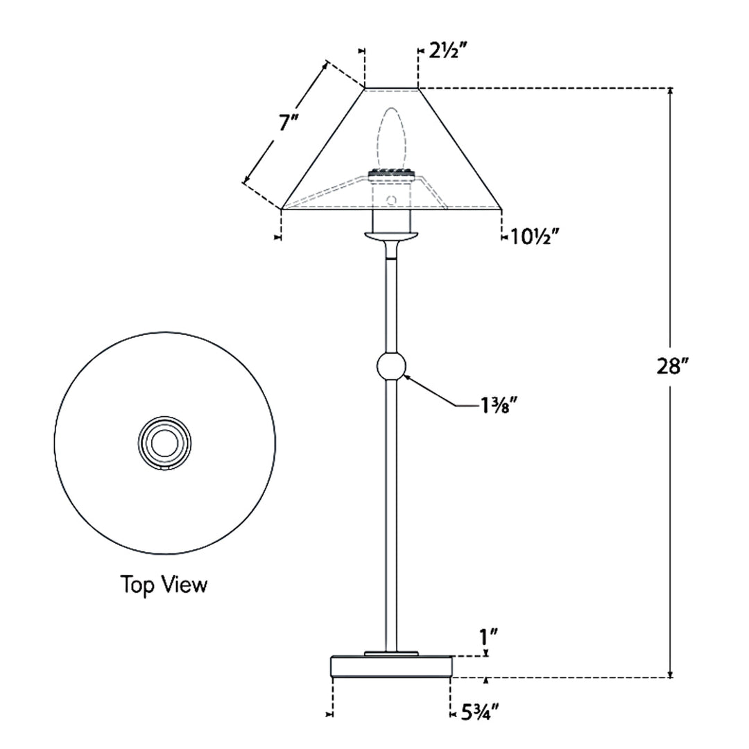 Visual Comfort Signature Caspian Table Lamp