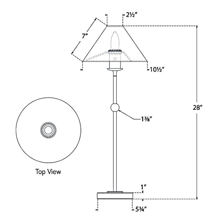 Visual Comfort Signature Caspian Table Lamp