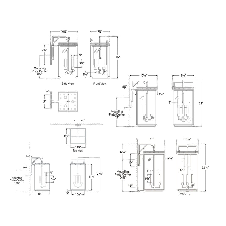 Visual Comfort Signature Cheshire Bracketed Outdoor Wall Light