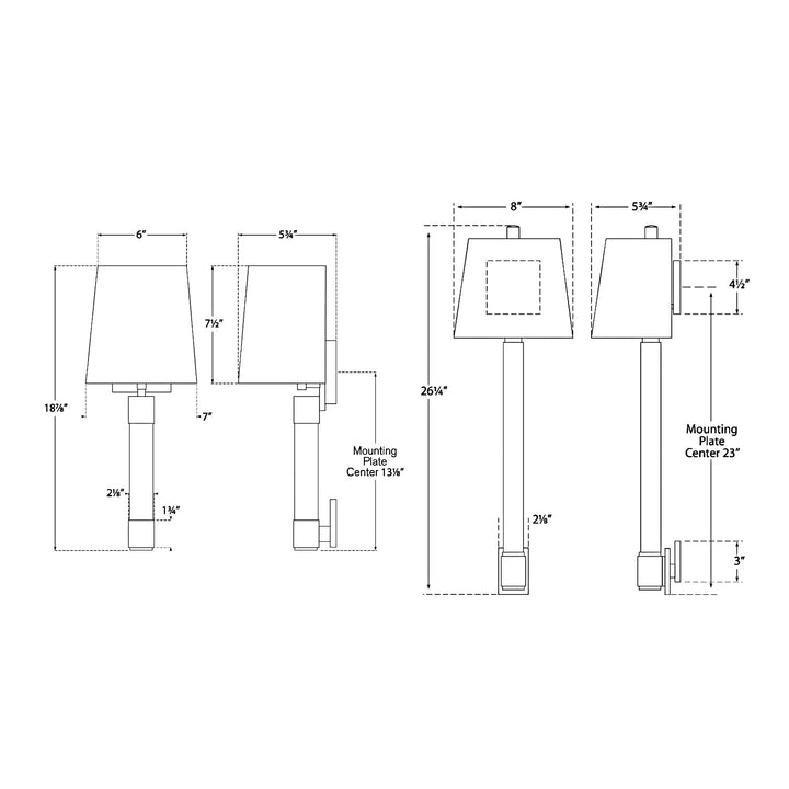 Visual Comfort Signature Edgar Wall Sconce