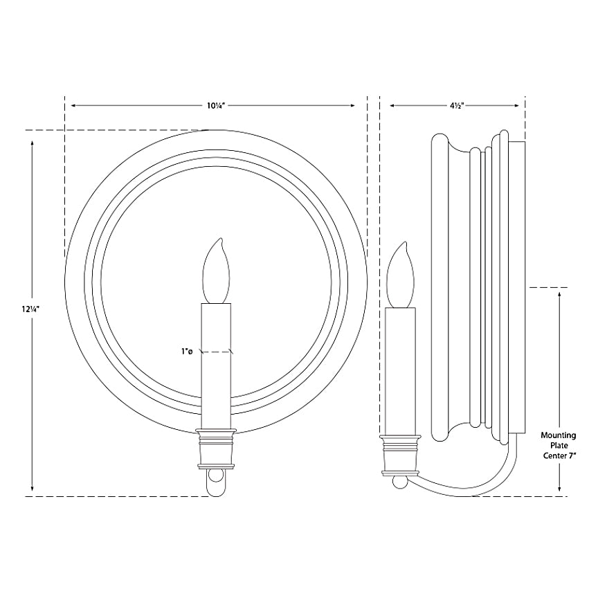 Visual Comfort Signature Chelsea Reflection Wall Sconce