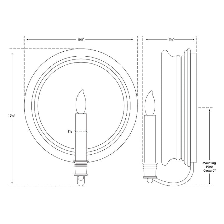 Visual Comfort Signature Chelsea Reflection Wall Sconce