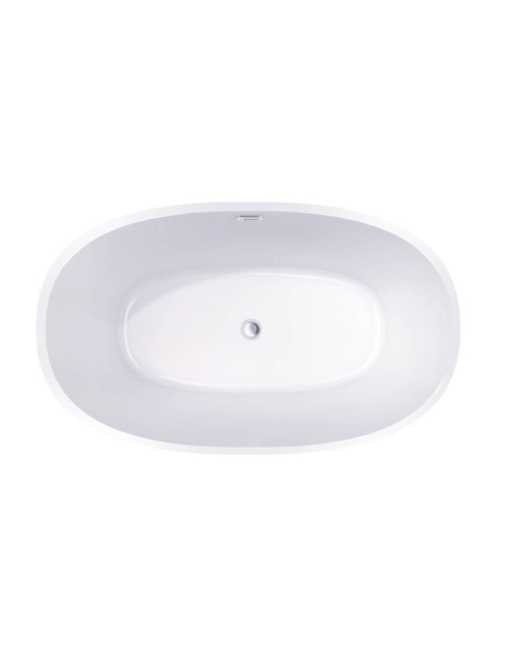 Oceania Baths Chilko 57" x 34" Freestanding Bathtub