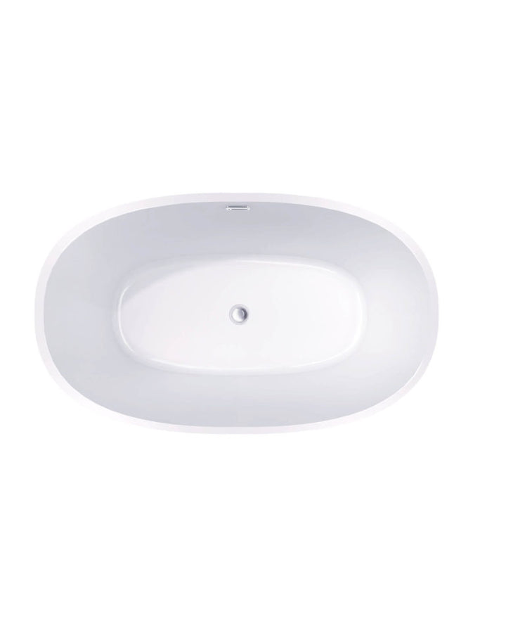 Oceania Baths Chilko 57" x 34" Freestanding Bathtub