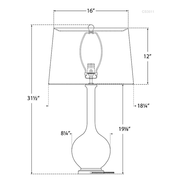 Visual Comfort Signature Coy Table Lamp