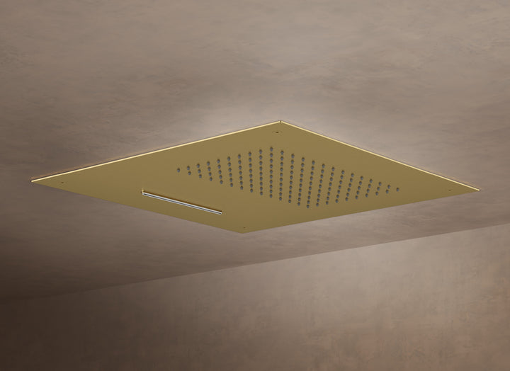 MGS Bagno Stainless Steel Ceiling mount Rain Waterfall Shower Head