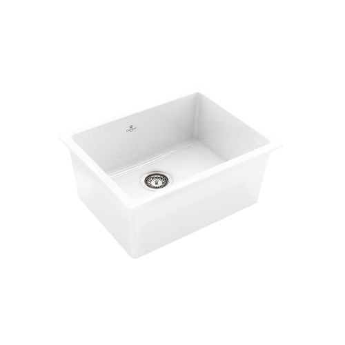 Crosswater London Deauville Undermount Single-Bowl Fireclay Sink