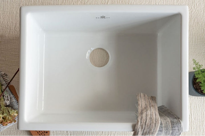 Crosswater London Deauville Undermount Single-Bowl Fireclay Sink