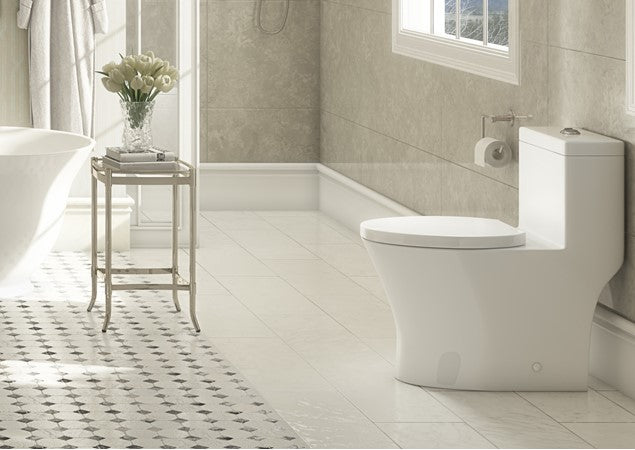 Crosswater London MPRO One-piece Dual-flush Toilet