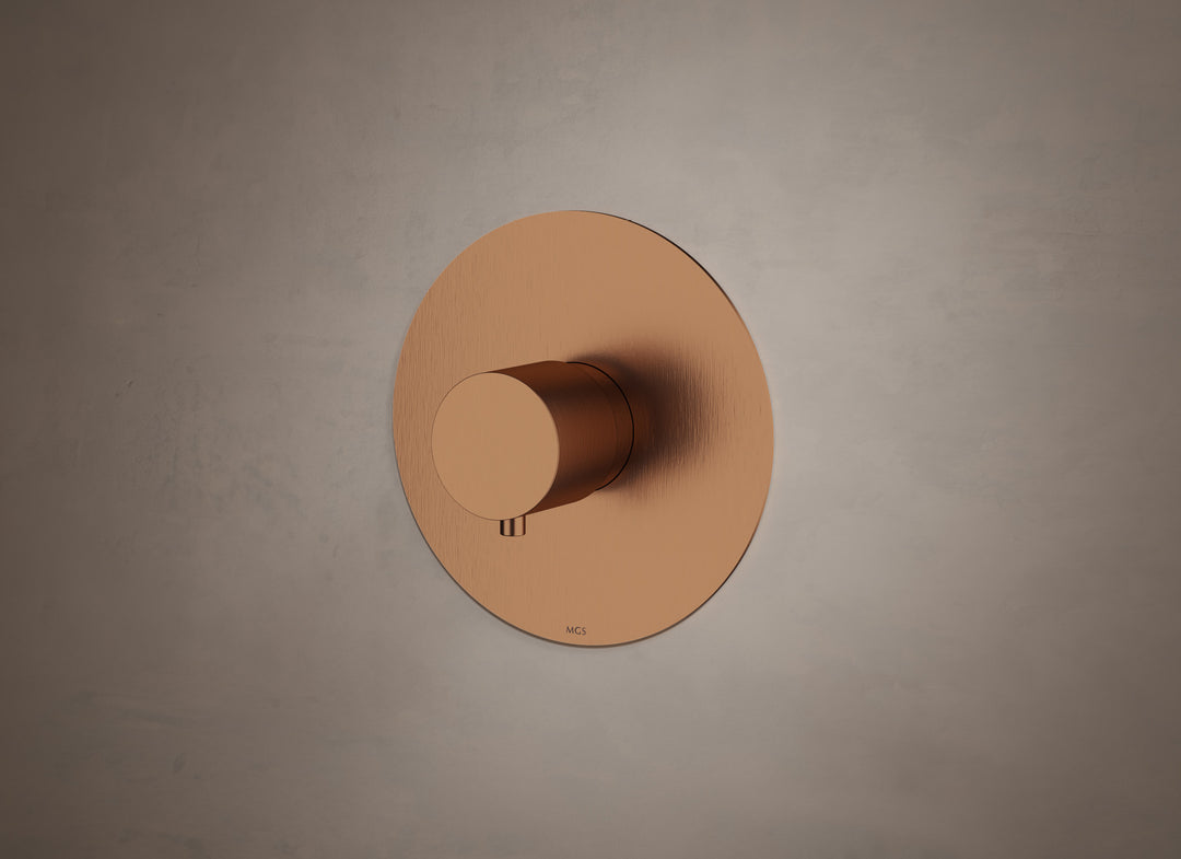 MGS Bagno Minimal Stainless Steel Thermostatic Trim