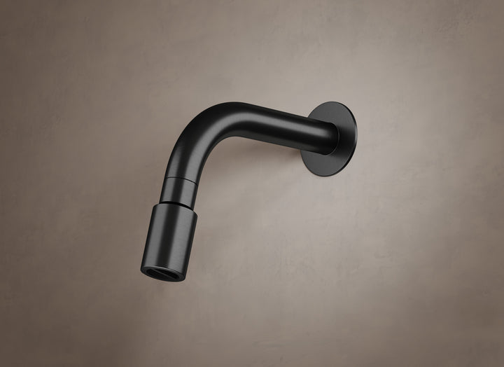 MGS Bagno Stainless Steel Shower Head with Arm and Flange