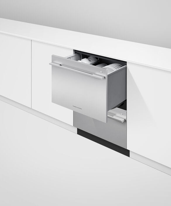 Fisher & Paykel Stainless Steel Series 9 Contemporary Tall Double DishDrawer™ Dishwasher