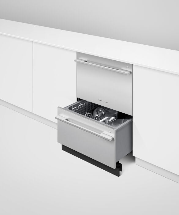 Fisher & Paykel Stainless Steel Series 9 Contemporary Tall Double DishDrawer™ Dishwasher