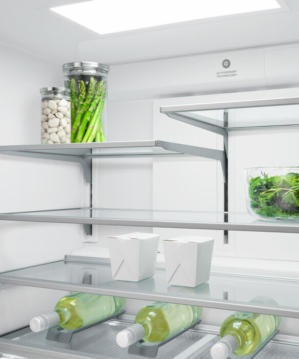 Fisher & Paykel 36" Quad Door Refrigerator Freezer Stainless Steel