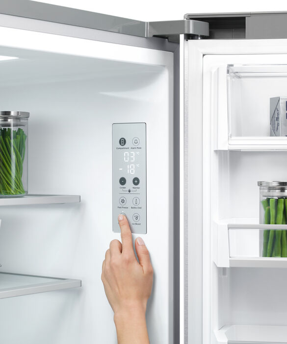 Fisher & Paykel 36" Quad Door Refrigerator Freezer Stainless Steel