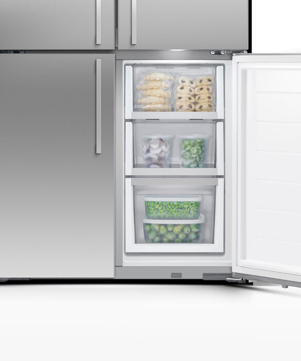 Fisher & Paykel 36" Quad Door Refrigerator Freezer Stainless Steel