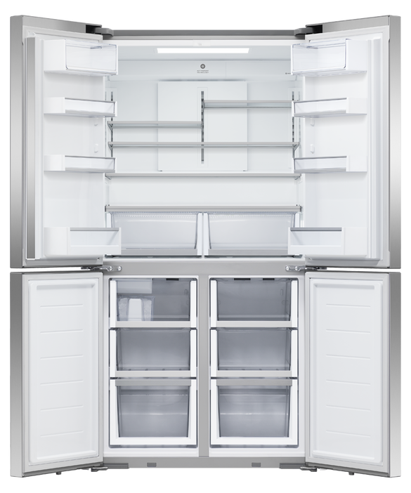 Fisher & Paykel 36" Quad Door Refrigerator Freezer Stainless Steel