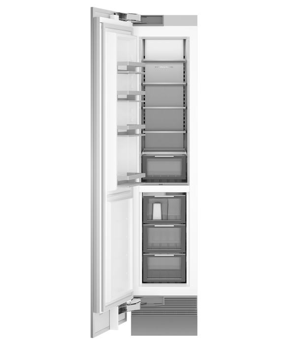 Fisher & Paykel 18" PREMIUM Column Freezer Panel Ready Stainless Interior
